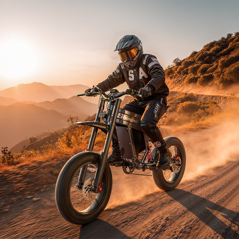 Shengmilo S900 Electric Bike with 1500W Power and 60V 30Ah Long-lasting Battery