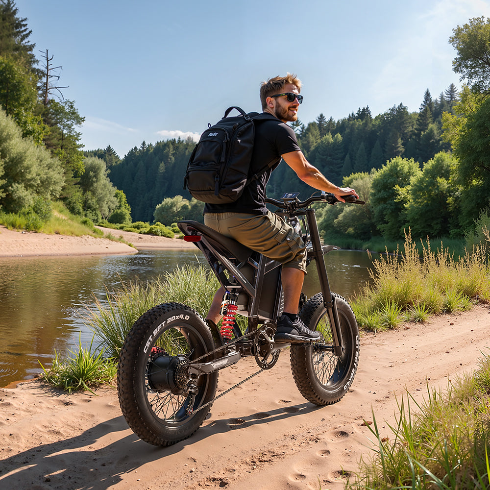 Shengmilo S900 Electric Bike with 1500W Power and 60V 30Ah Long-lasting Battery