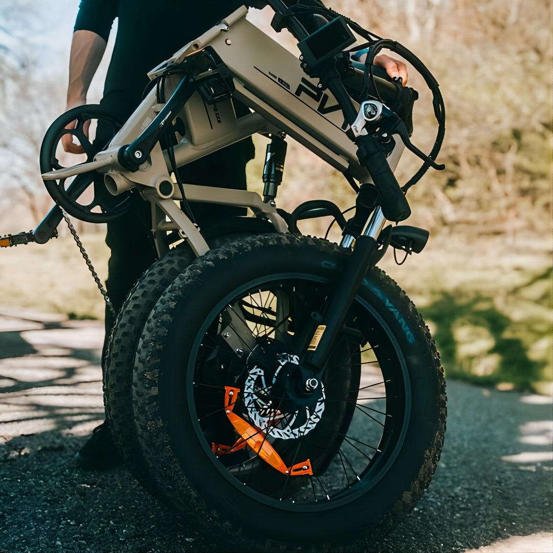 PVY Z20 Plus 20" Fat Tire Electric Folding Bike 1000W Motor 48V 16.5Ah Battery