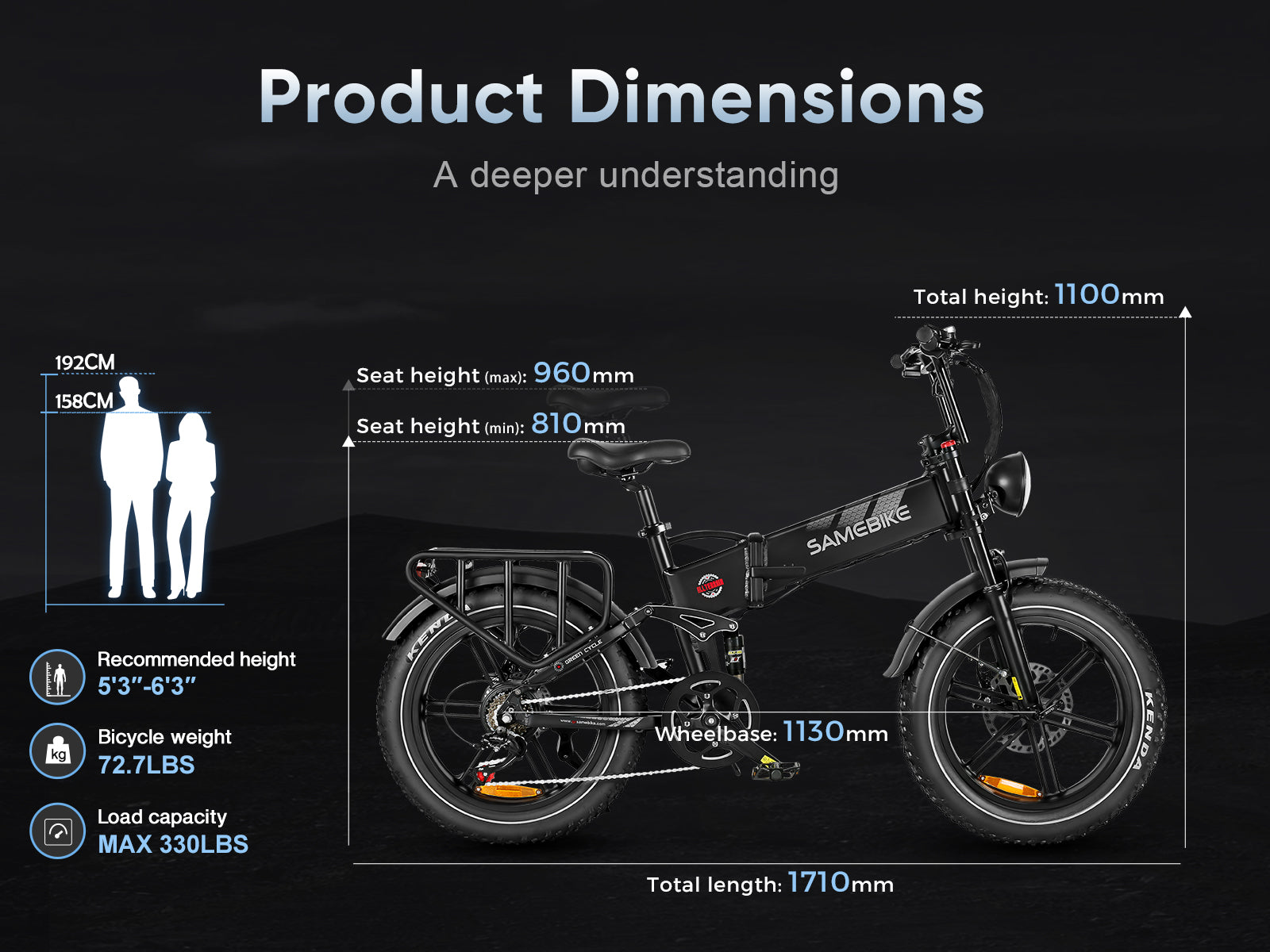 RS-A02 Folding Off Road Ebike