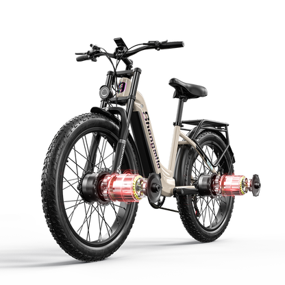 Shengmilo S700 1000W*2 Dual Motor Electric Bike 17.5Ah Samsung Battery