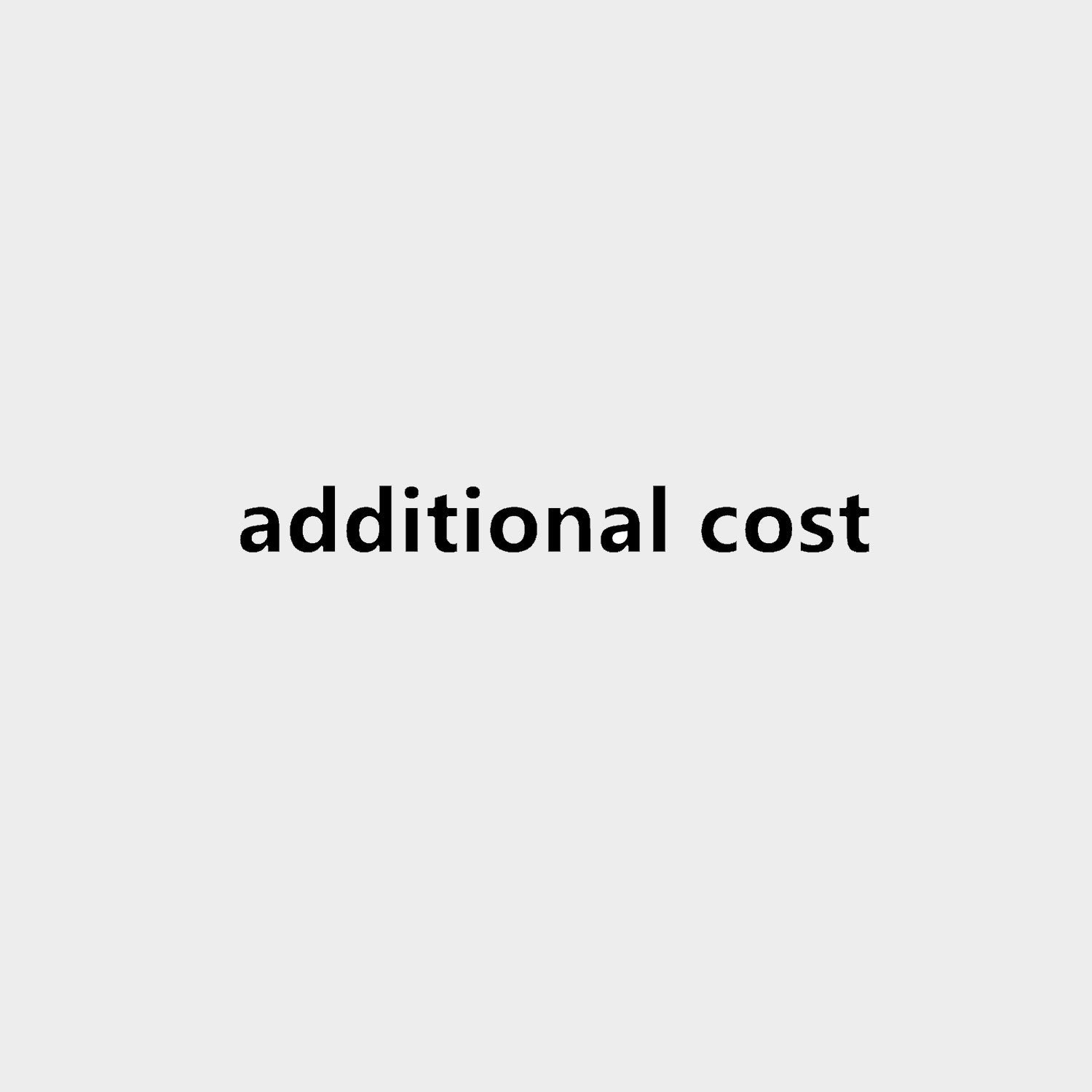 Additional cost-170