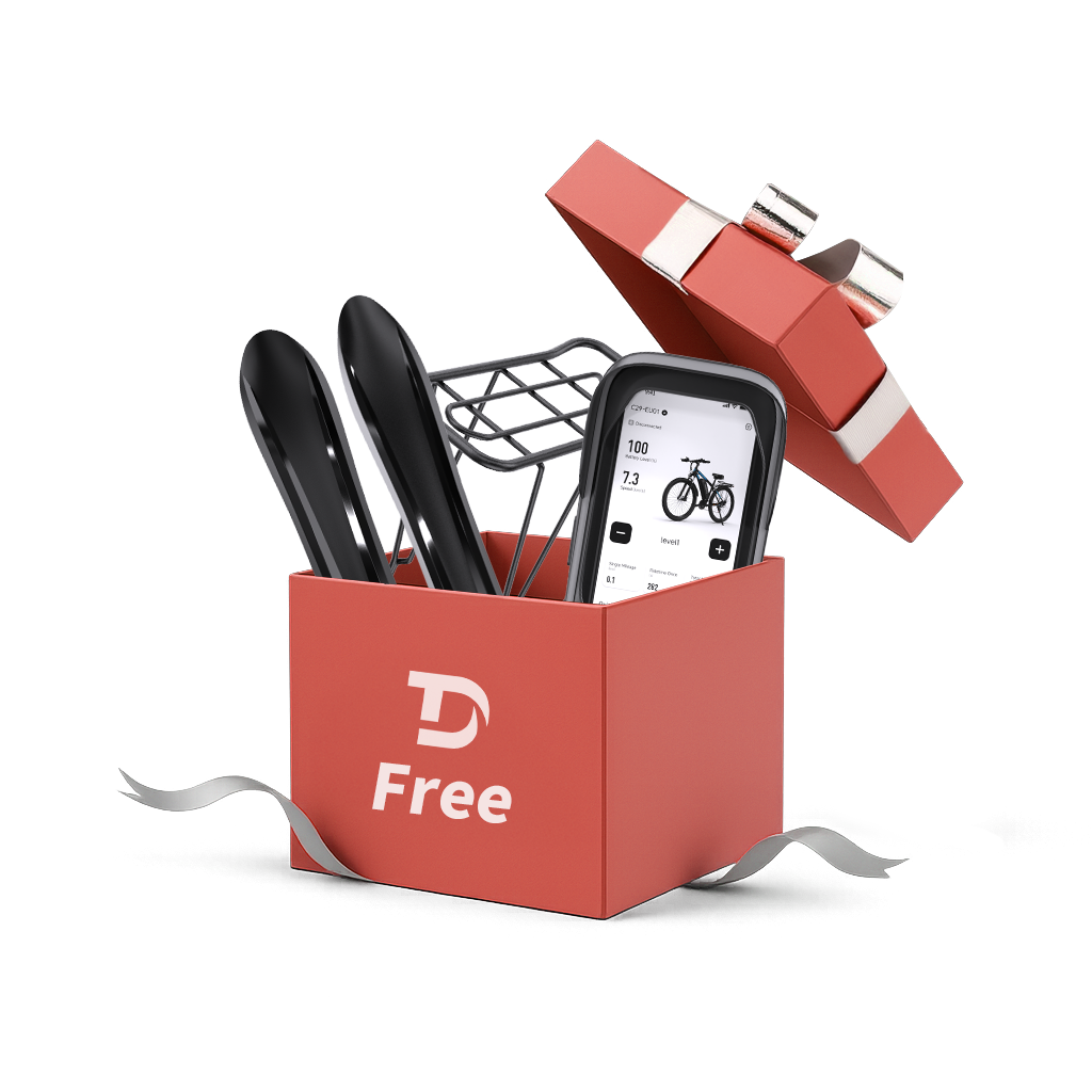 Cycling Pack(Free gifts with E-bike purchase,includes mudguards and phone holder bag)