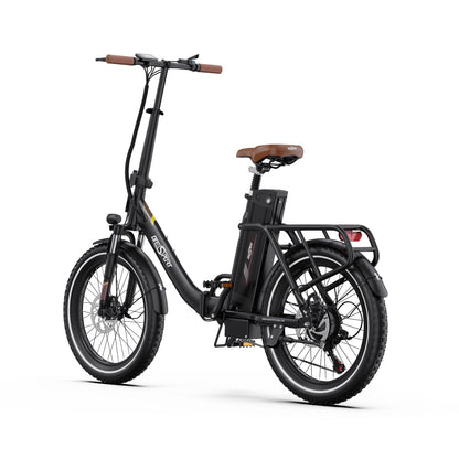 ONESPORT OT16-2 20" Folding Electric Commuter Bike 250W Motor 48V 17Ah Battery Support APP