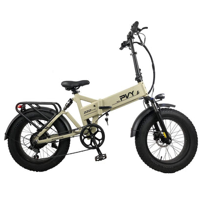 PVY Z20 Plus 20" Fat Tire Electric Folding  Bike 1000W Motor 48V 16.5Ah Battery