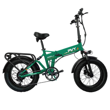 PVY Z20 Plus 20" Fat Tire Electric Folding  Bike 1000W Motor 48V 16.5Ah Battery