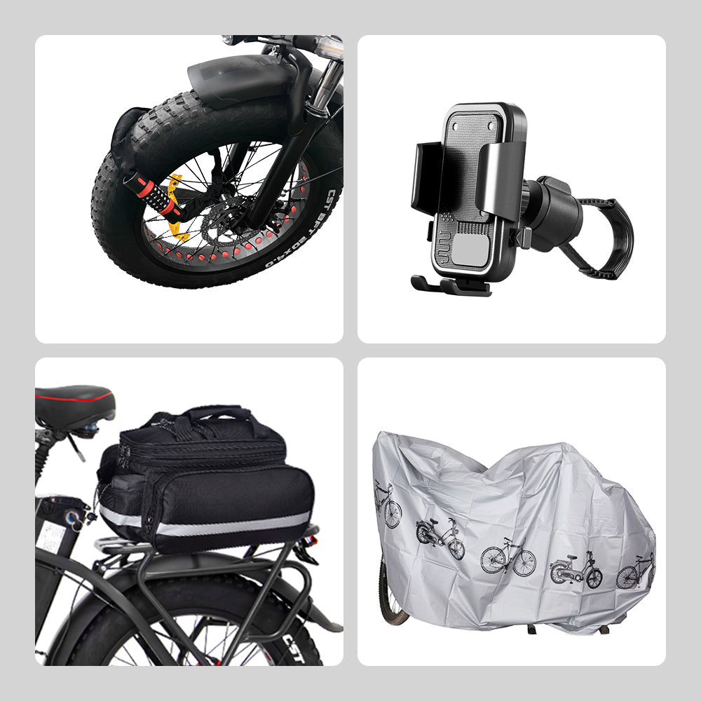 🎁 Cycling gift pack（Backpack,Lock,PhoneHolder,Waterproof Cover,Pump) (100% off)